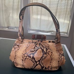 Miu Miu Borsa Cerniera snake pattern bag